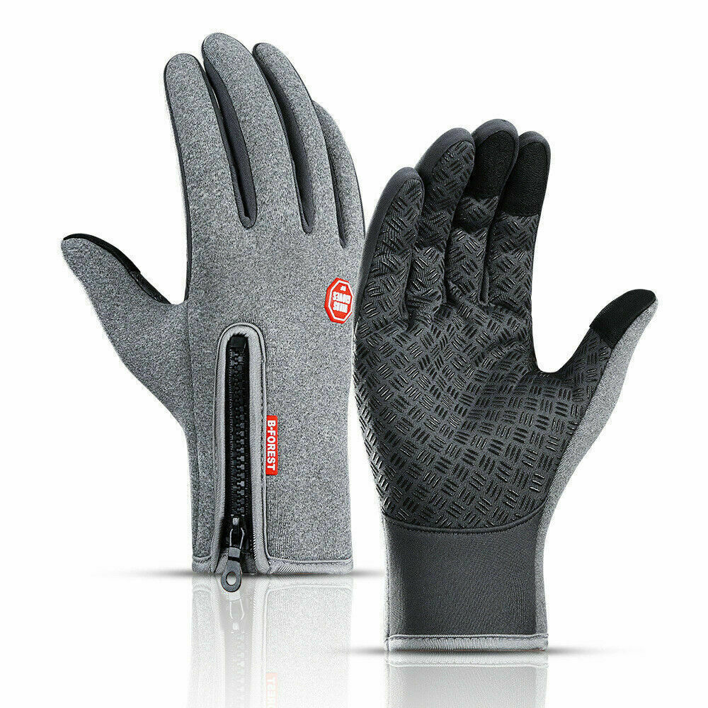 Women Men Winter Thermal Windproof Waterproof Touch Screen Warm Gloves Mittens - Imagen 2
