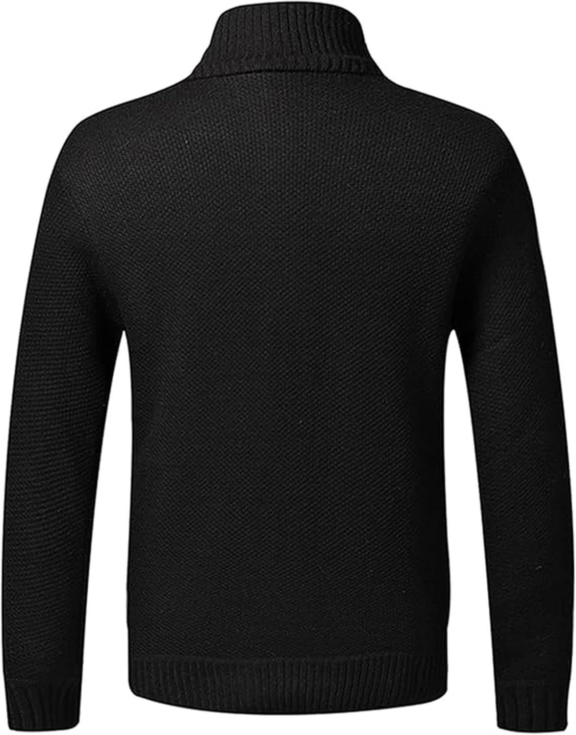 Men'S Casual Full Zip Slim Thick Knitted Cardigan Sweaters with Pockets - Imagen 4