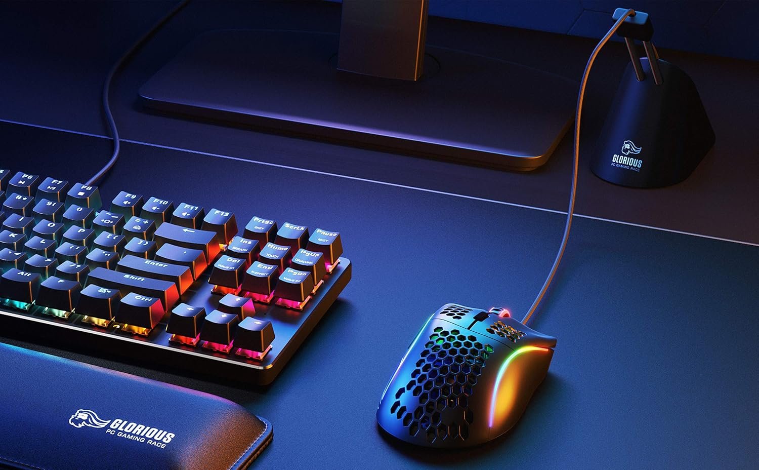 Glorious Mouse Bungee - Flexible Mouse Cable Management - Gaming Mouse Accessory (Black) - Imagen 6