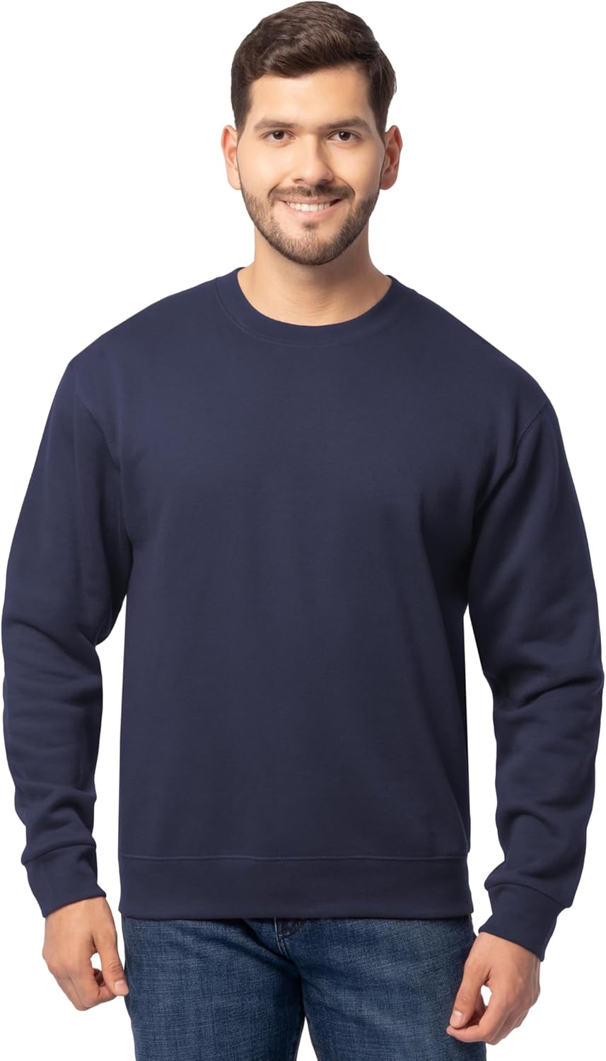 Men'S Eversoft Fleece Crewneck Sweatshirts, Moisture Wicking & Breathable, Sizes S-4X - Imagen 2