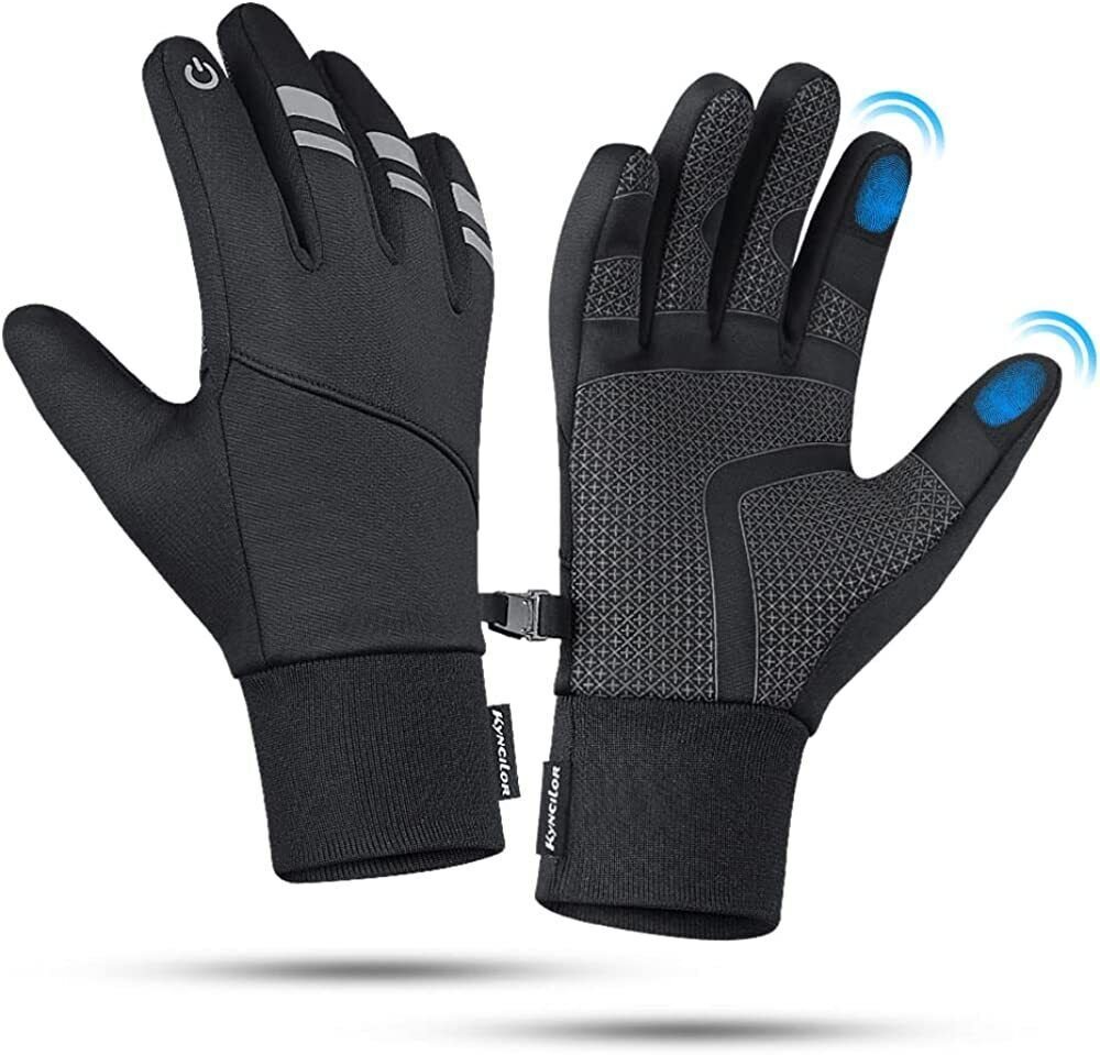 Women Men Winter Thermal Windproof Waterproof Touch Screen Warm Gloves Mittens - Imagen 4